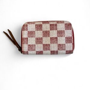 Target Red and White Checkered Wallet